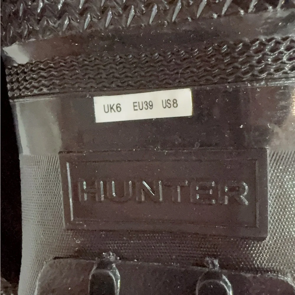 Hunter Women's Original Tall Gloss Rain Boots Knee High Size US8 NWOB